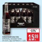 Aktuelles Schwarzwald-Limo Cola Angebot bei Marktkauf in Ulm ab 15,99 €