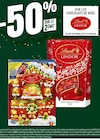 Promo -50% sur le 2ème sur les Chocolats de Noël Lindt à  dans le catalogue Spar à La Tour-de-Salvagny