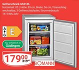 Aktuelle Gefriertruhe Angebote bei GLOBUS in Saarbrücken Aktuelles Gefrierschrank GS2186 Angebot bei GLOBUS in Saarbrücken ab 179,00 €