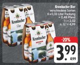 Bier im Angebot bei E center in Buchen Bier Angebote von Krombacher bei E center Buchen für 3,99 €