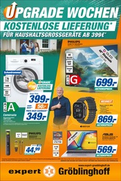 Waschmaschine im expert Gröblinghoff Prospekt in Königswinter Aktueller expert Gröblinghoff Prospekt mit Waschmaschine, "UPGRADE WOCHEN", Seite 1