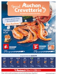Catalogue Auchan Hypermarché "Spécial Auchan Crevetterie" à Lyon et alentours, 6 pages, 02/04/2024 - 08/04/2024