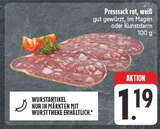 Aktuelles Presssack rot, weiß Angebot bei EDEKA in Nürnberg ab 1,19 €