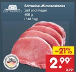 Netto Marken-Discount Kühdorf - Schweine-Minutensteaks Angebot im Prospekt Schweine-Minutensteaks bei Netto Marken-Discount im Kühdorf Prospekt für 2,99 €