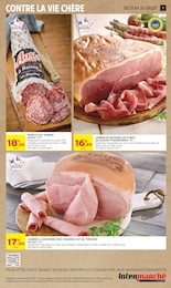 Prix et réduction Jambon dans le prospectus Intermarché Hyper en cours Offre Jambon dans le catalogue Intermarché Hyper du moment à la page 7