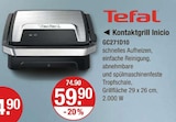 Kontaktgrill Inicio GC271D10 im V-Markt Prospekt Kontaktgrill Inicio GC271D10 von Tefal im aktuellen V-Markt Prospekt für 59,90 €
