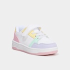 Tennis basses à scratchs multicolore fille - La Halle Tennis basses à scratchs multicolore fille à 14,99 € dans le catalogue La Halle