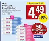 WEZ Vlotho - Babysanft Feuchttücher Angebot im Prospekt Babysanft Feuchttücher bei WEZ im Vlotho Prospekt für 4,49 €