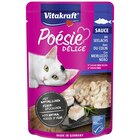 Vitakraft® Poésie® Délice mit Seelachs in Sauce 85 g im Angebot bei Zookauf in Bremen Vitakraft® Poésie® Délice mit Seelachs in Sauce 85 g Angebote von Vitakraft bei Zookauf Bremen für 0,55 €
