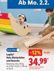 Holz-Kletterleiter und Rutsche Angebote von Lupilu bei Lidl Rheine für 34,99 €