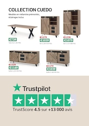 Promos Table Basse dans le catalogue "Livraison offerte dès €500 d'achat de meubles" de Crack Table Basse en promo dans le catalogue Crack à la page 2