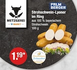 Strohschwein-Lyoner im Ring im V-Markt Prospekt zum Preis von 1,19 €