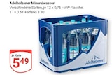 Mineralwasser von Adelholzener für 5,49 € bei GLOBUS im Angebot Mineralwasser von Adelholzener im aktuellen GLOBUS Prospekt