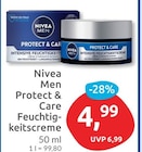 Men Protect & Care Feuchtigkeitscreme von Nivea für 4,99 € bei budni im Angebot Men Protect & Care Feuchtigkeitscreme von Nivea im aktuellen budni Prospekt