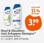 Anti-Schuppen-Shampoo Angebote von Head & Shoulders bei tegut Wiesbaden für 3,99 €