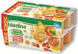 Coupelles de fruits des 6 mois - BLÉDINA en promo chez Super U Coupelles de fruits des 6 mois - BLÉDINA dans le catalogue Super U