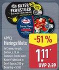 Heringsfilets im Angebot bei ALDI Nord in Potsdam Heringsfilets Angebote von Appel bei ALDI Nord Potsdam für 1,11 €