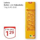 Butter- oder Kakaokeks Angebote von Leibniz bei GLOBUS Pirmasens für 1,29 €