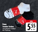 Sneaker Socken im Angebot bei E center in Plauen Sneaker Socken Angebote von Puma bei E center Plauen für 5,55 €