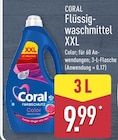 Flüssigwaschmittel XXL von Coral im aktuellen ALDI Nord Prospekt