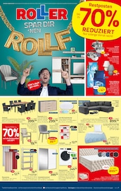 Aktueller ROLLER Möbel & Einrichtung Prospekt in Mainz und Umgebung, "SPAR DIR ´NEN ROLLF" mit 20 Seiten, 03.08.2025 - 16.08.2025