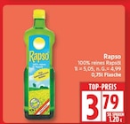 100% reines Rapsöl von Rapso für 3,79 € bei EDEKA im Angebot 100% reines Rapsöl von Rapso im aktuellen EDEKA Prospekt