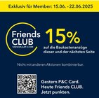 15% Rabatt von Friends CLUB bei Peek und Cloppenburg im Angebot 15% Rabatt von Friends CLUB im aktuellen Peek und Cloppenburg Prospekt