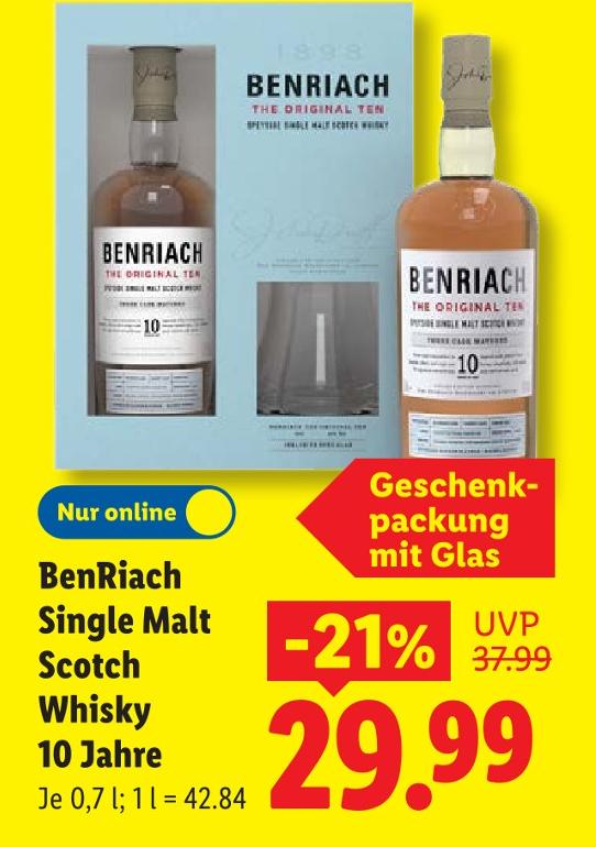 Single Malt Scotch Whisky 10 Jahre