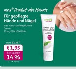 Hand- und Nagelcreme bei mea - meine apotheke im Prospekt "" für 1,95 €