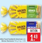 Sandwich Körner Harmonie Angebote von Golden Toast bei Marktkauf Esslingen für 1,49 €