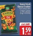 Aktuelle Cracker Angebote bei E center in Wuppertal Aktuelles Cheese Cracker Chili Cheese Angebot bei E center in Wuppertal ab 1,59 €