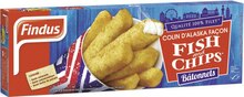 Colin - FINDUS dans le catalogue Géant Casino Colin d’Alaska Façon Fish and Chips Bâtonnets surgelés - FINDUS à 2,10 € en promo chez Géant Casino