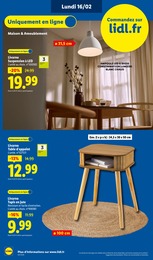Offre Table D'appoint dans le catalogue Lidl du moment à la page 74