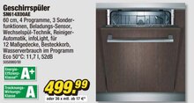 Geschirrspüler SN614X00AE bei POCO in Bonn Geschirrspüler SN614X00AE im Angebot bei POCO Bonn für 499,99 €