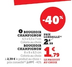 Super U Arradon - Promo Bougeoir Champignon Promo Bougeoir Champignon à 1,79 € dans le catalogue Super U à Arradon