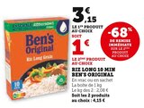 Riz Long 10 Min - Ben's Original en promo chez Super U Riz Long 10 Min - Ben's Original dans le catalogue Super U