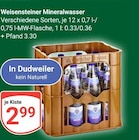 Weisensteiner Mineralwasser im aktuellen GLOBUS Prospekt