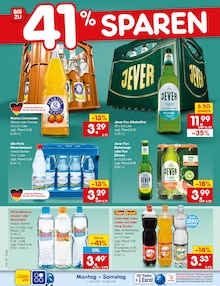Wasser im Netto Marken-Discount Prospekt "Aktuelle Angebote" mit 65 Seiten (Stuttgart)