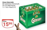 Naturradler Angebote von Gösser bei GLOBUS Kaiserslautern für 15,99 €