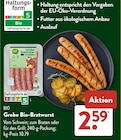 Große Bio-Bratwurst von  im aktuellen ALDI SÜD Prospekt für 2,59 €
