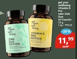Vitamin D Pro oder Zink Duo von get your wellbeing für 11,99 € bei budni im Angebot Vitamin D Pro oder Zink Duo von get your wellbeing im aktuellen budni Prospekt