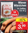 Wiener Würstchen im Angebot bei Zimmermann in Göttingen Wiener Würstchen Angebote von Meemken bei Zimmermann Göttingen für 3,99 €