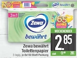 bewährt Toilettenpapier im EDEKA Prospekt bewährt Toilettenpapier von Zewa im aktuellen EDEKA Prospekt für 2,85 €