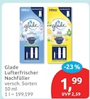Lufterfrischer Nachfüller von Glade für 1,99 € bei budni im Angebot Lufterfrischer Nachfüller von Glade im aktuellen budni Prospekt