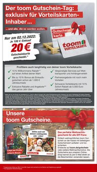 toom Baumarkt Hechingen Prospekt der aktuellen Woche, gültig von 26.11.2022 bis 02.12.2022 Aktueller toom Baumarkt Hechingen Prospekt "OH TANNENBAUM!" mit 18 Seiten