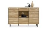 Sideboard Jackson, Eiche teilmassiv, inkl. LED-Beleuchtung Angebote von Set One bei HARDECK Ibbenbüren für 799,00 €