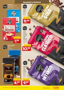 Kaffeebohnen im aktuellen Netto Marken-Discount Prospekt (Leverkusen) Kaffeebohnen im Netto Marken-Discount Prospekt "Aktuelle Angebote" mit 70 Seiten (Leverkusen)