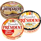 SUR TOUS LES CAMEMBERTS - PRÉSIDENT en promo chez Carrefour SUR TOUS LES CAMEMBERTS - PRÉSIDENT dans le catalogue Carrefour