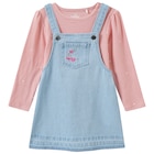 Baby Set mit Jeanskleid Angebote bei Ernstings family Ingolstadt für 19,99 €