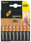 PACK DE 16 PILES DURACELL PLUS 100% - DURACELL en promo chez Super U PACK DE 16 PILES DURACELL PLUS 100% - DURACELL dans le catalogue Super U